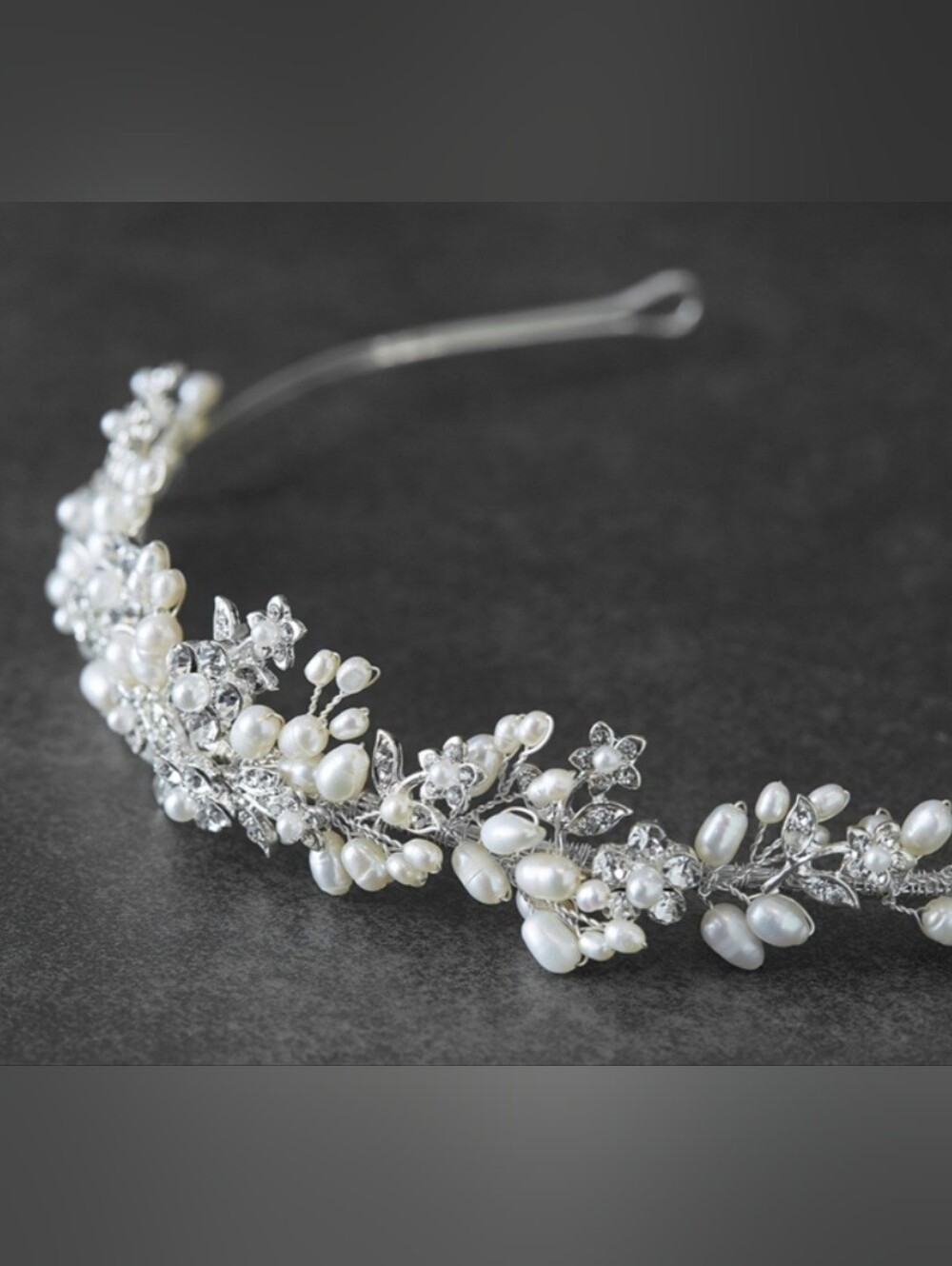 Mariell Freshwater Cluster Tiara